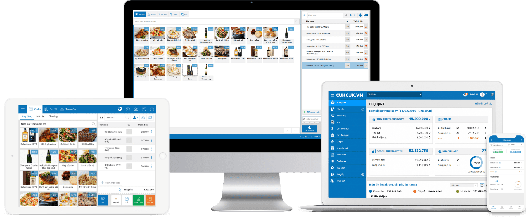Phần mềm Cukcuk đầy đủ tính năng ưu việt đến nghiệp vụ bán hàng, quản lý - MISA