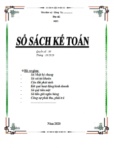 miễn phí mẫu file Excel in bìa sổ sách kế toán