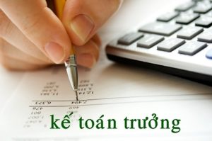 Kế toán trưởng là gì