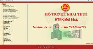 Tải bộ cài Hỗ trợ kê khai HTKK mới nhất