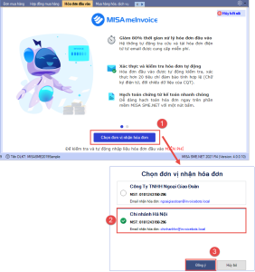 Phần mềm xử lý hóa đơn đầu vào MEINVOICE MISA INBOT
