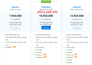 Bảng báo giá misa sme net 2023
